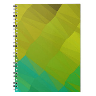 Carnet Design géométrique. Arrière - plan dégradé coloré.