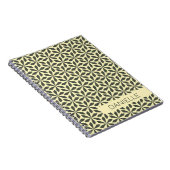 Carnet design géométrique crème grise (Côté Droit)