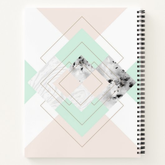 Carnet Design géométrique de style moderne (Dos)