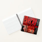Carnet Design gothique Rouge Et Noir (Intérieur)