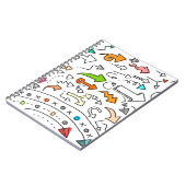Carnet Design graphique d'art motif de bureau (Côté gauche)