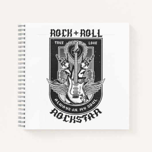 Carnet Design Guitar Rock (Devant)