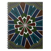 Carnet Design inspiré de Sari avec détails complexes (Devant)