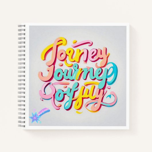 Carnet "Design Joyeux Créatif" (Devant)