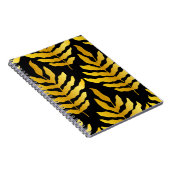 Carnet Design moderne avec feuille. Feuilles tropicaux de (Côté Droit)