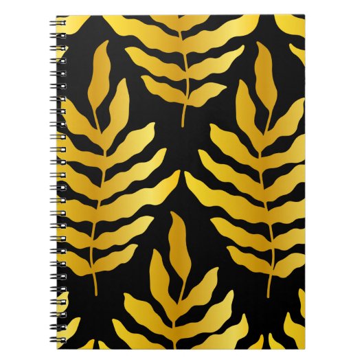 Carnet Design moderne avec feuille. Feuilles tropicaux de (Devant)