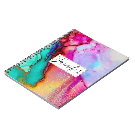 Carnet Design moderne en marbre Abstrait (Côté gauche)