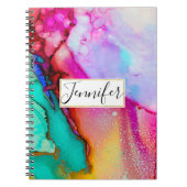 Carnet Design moderne en marbre Abstrait (Devant)