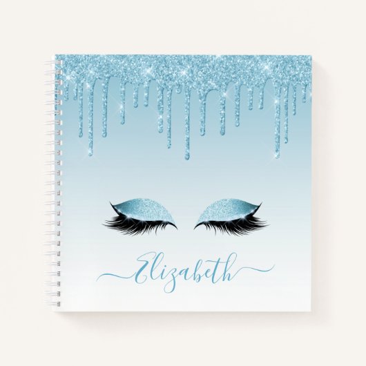 Carnet Design moderne Script élégant Parties scintillant (Devant)