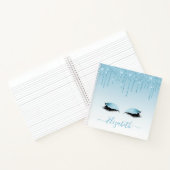 Carnet Design moderne Script élégant Parties scintillant  (Intérieur)