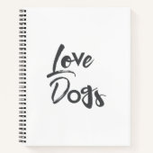Carnet Design moderne, simple, urbain, cool de Love Dogs (Devant)