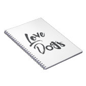 Carnet Design moderne, simple, urbain, cool de Love Dogs (Côté Droit)