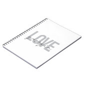 Carnet Design moderne, simple, urbain, cool Love Georgia (Côté gauche)
