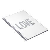 Carnet Design moderne, simple, urbain, cool Love Turkey (Côté Droit)