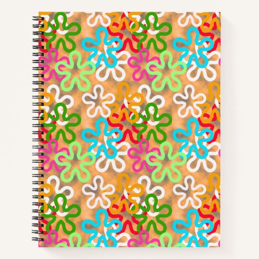 Carnet Design Motif africain Ankara (Devant)