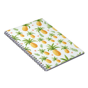 carnet design motif ananas
