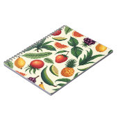 carnet design motif de fruits tropicaux (Côté gauche)