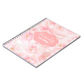 Carnet Design Motif élégant en fleur de cerisier (Côté gauche)