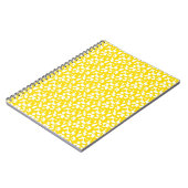 Carnet Design Motif jaune gras (Côté gauche)