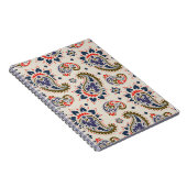 Carnet Design motif paisley classique et transparent. (Côté Droit)