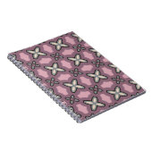 Carnet Design Motif rose et gris (Côté Droit)