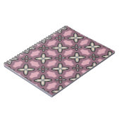 Carnet Design Motif rose et gris (Côté gauche)
