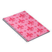 Carnet Design Motif rose Fleur de lis (Côté Droit)