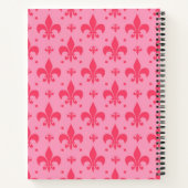 Carnet Design Motif rose Fleur de lis (Dos)