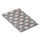 Carnet Design motif sans couture inspiré du tradi roumain (Côté Droit)