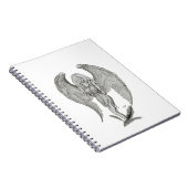 Carnet Design noir et blanc Angel (Côté Droit)