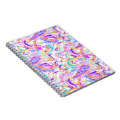 Carnet Design paisible blanc coloré (Côté Droit)