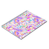 Carnet Design paisible blanc coloré (Côté gauche)