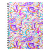 Carnet Design paisible blanc coloré (Devant)