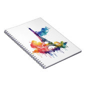 Carnet Design parisien avec plaques colorées (Côté Droit)