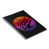 Carnet Design rétro Sunset Curve (Côté Droit)