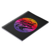 Carnet Design rétro Sunset Curve (Côté gauche)