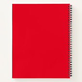 Carnet Design rouge et noir (Dos)
