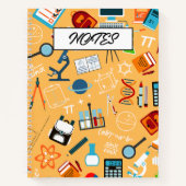 Carnet Design scientifique dynamique Parfait pour la clas (Devant)