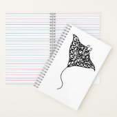 Carnet Design stringray (À l'intérieur)