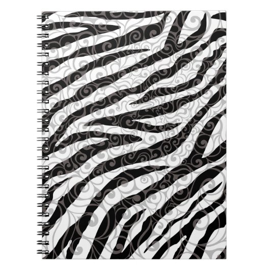 Carnet Design tourbillonnant Zebra (Devant)