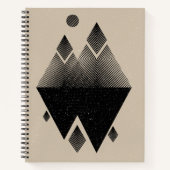 Carnet Design triangulaire inspiré des scandinaves (Devant)
