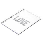 Carnet Design urbain, moderne, simple, cool Love Arkansas (Côté gauche)