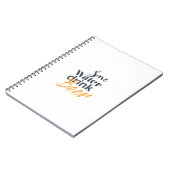 Carnet Design urbain, tendance, drôle, économiser de l'ea (Côté gauche)