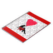 Carnet Design valentines romantique (Côté gauche)