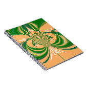 Carnet Design vert jaune. (Côté Droit)