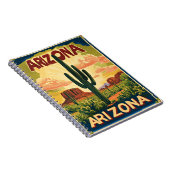 Carnet Design Vintage voyage Arizona (Côté Droit)