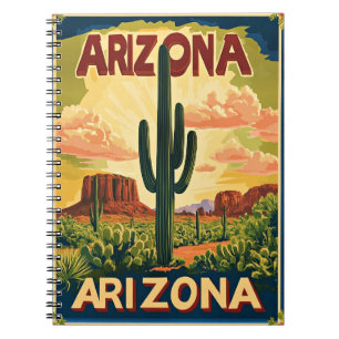 Carnet Design Vintage voyage Arizona