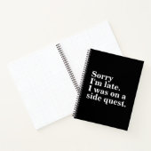 Carnet Désolé d'être en retard. J'étais dans une quête la (Intérieur)