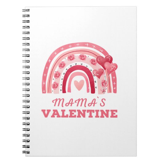 Carnet Désolé Filles Maman est ma Saint Valentin pour tou (Devant)