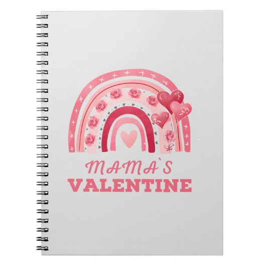 Carnet Désolé Filles Maman est ma Saint Valentin pour tou (Devant)